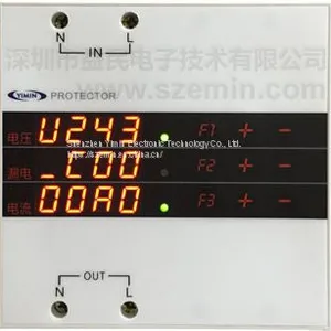EM-001AK Voltage Leakage Current Three in One Protector Intelligent Circuit Breaker thumbnail-1