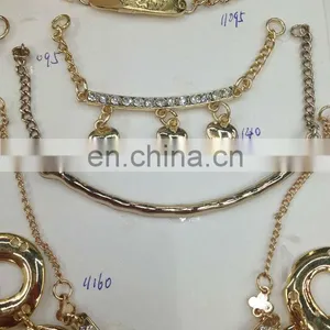 Hot Sell Rhinestone Rose Chain Metal Garment Accessories Sew on Trousers or Pin on or Nail on Clothing Bags or Shoes thumbnail-1