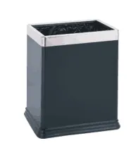 Rectangle Metallic Paint Wastebin thumbnail-1