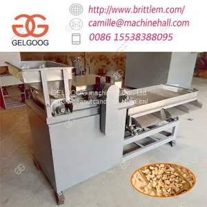 Industrial Almond Walnut Cashew Chopping Machine to Make Peanut Chikki in Plant thumbnail-2