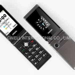 UNIWA X28 Dual Screen Dual SIM Wireless FM Radio SOS Function Big Button Big Battery Flip Style Folding Phone thumbnail-5