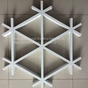 100x100 Aluminum Grille Aluminum Open Cell Grill Ceiling thumbnail-5