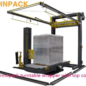 2019-hot-sale-fully-auto-conveyorized-turntable Pallet Stretch Wrapper thumbnail-3