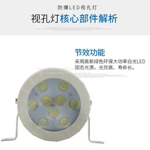 Explosion-proof Sight Hole Lamp Explosion-proof Mirror Lamp Mirror Lamp for Reaction Kettle LED 5W24v 220v12v36V BAK51 thumbnail-5