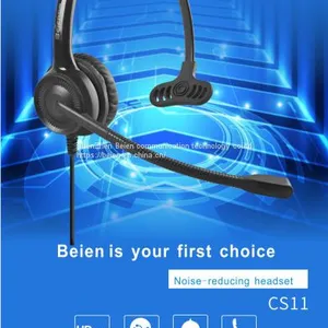 China Beien CS11 RJ Business Call Center Headset Noise-cancelling Headset Customer Service thumbnail-1