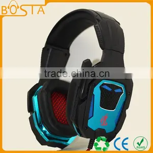 Wholesale Factory Design Fashion Stereo Best Selling 7.1 Sound LED Gaming Headsets thumbnail-6