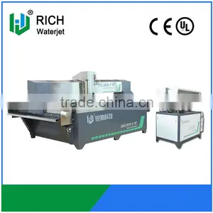 High Pressure CNC Waterjet Cutting Machine for Glass thumbnail-1