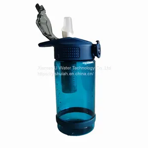 The Best Gift of Mini Sports Water Bottle BPA Free With Activated Carbon Filter thumbnail-1