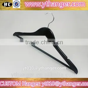 YY0528 Bulk Cheap Flat Wooden Hanger Hotel Closet Hanger thumbnail-2