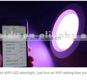 Group Control/Music Control/Timing Control 9W Dimmable WiFi LED Downlight With Both Android And IOS APP Magic Home WiFi thumbnail-4