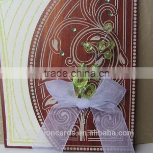 Latest Hot Sale Unique Wooden Engagement Invitation Card For Wedding thumbnail-6