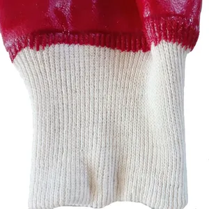 Cotton Interlock Liner Knit Wrist PVC Coated Work Gloves thumbnail-5