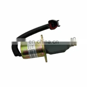 Excavator Engine Fuel Oil Stop Solenoid Valve 1751ES-12A3UC12BIS thumbnail-2