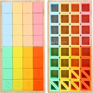 Soft Stacking Blocks for Baby Silicone Building Blocks Rainbow Stacker thumbnail-1