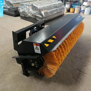 China Skid Steer Broom Attachments Bobcat Skid Steer Sweeper thumbnail-1