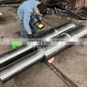 Factory Direct Manufacturer Forged Steel Shaft 4340 Hardening & Tempering Long Main Shaft thumbnail-5