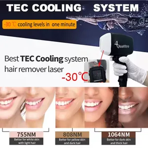 Diode Laser 3 Wavelength 755nm/808nm/1064nm for All Skin Types 808 nm Diode Machine Laser Hair Removal thumbnail-4