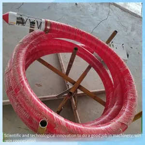 10-meter Three-phase Electric Grain Suction Machine, Hose-conveying Wheat Elevator, Movable Flexible Auger Grain Suction and Material Suction Machine thumbnail-5