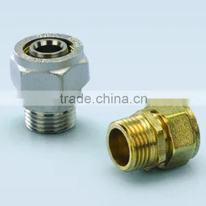 Pex-al-pex Pipe Fittings Brass Male Coupling thumbnail-1