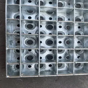 Anti-slip Perforated Mesh Pattern Plate, With Alligator Mouth Holes, Suitable for Pedestrian Walkways, Cutting and Bending Services Available thumbnail-1