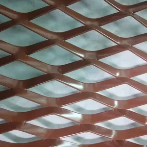Aluminum Expanded Metal Mesh With Anodized/PVC Coating for Architectural Decoration thumbnail-3