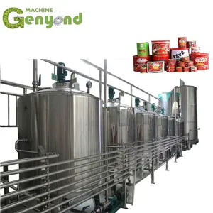 Shanghai Factory Small Scale Industrial Tomato Sauce Ketchup Processing Making Machine Tomato Paste Production Line thumbnail-4