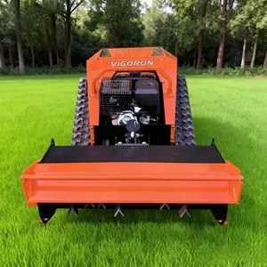 VIGORUN MTSK800 Industrial Remote Controlled Crawler Flail Mulcher Lawn Grass Cutter Gasoline Engine Self Propelled 4-Stroke thumbnail-3