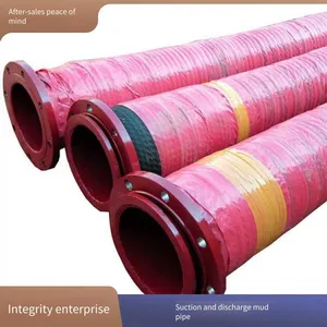 Wear-resistant Sand-suction Large-diameter Rubber Flange Pipe, Corrosion-resistant, Suitable for Oilfield Development, Etc. Ample Supply From Langfeng Manufacturer thumbnail-4