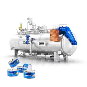 DTS/Spray Type Steam Fish Canned Food Sterilization Retort Steam Autoclave Retort/thermal Sterilization thumbnail-2