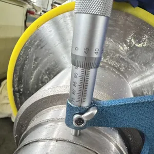 Polyurethane Roller 75 Shore A Hardness, 304 Stainless Steel Core, 50mm OD, 1000mm Length for Industrial Conveyor thumbnail-1