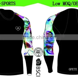 Mens Compression Top Skin Fit Active Wear Base Layer Thermal Top Gym Wear Shirt thumbnail-1