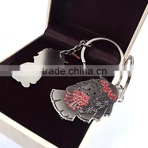 Customized Metal Best Seller Custom Metal Key Chain for Couple thumbnail-3