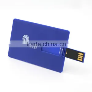 Cheapest 2gb 4gb 8gb 16gb Blue Cerdit Card USB Flash Stick For Electronic Gifts thumbnail-4