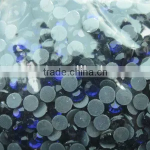 Rhinestone Hot Fix Iron on SS6(2mm) Glass Material Rhinestone Navy thumbnail-1