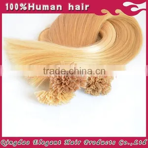 2015 China Wholesale Unprocessed Brazilian Human Hair Ombre U-tip Hair thumbnail-1