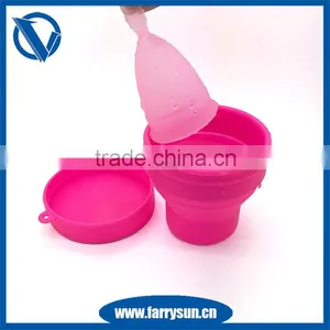 Silicone Foldable Cup for Silicon Menstrual Cup thumbnail-3