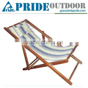 Outdoor Cheap Beach Chairs Wholesale Canvas And Wood Beach Chairs Folding Wooden Beach Chair Canvas Quality Choice thumbnail-1