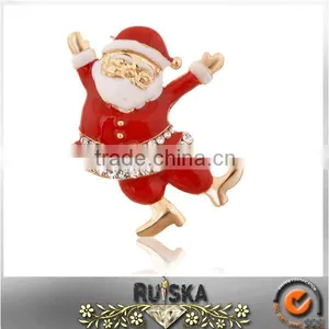 Father Christams Design Cute Santa Claus Brooch thumbnail-1