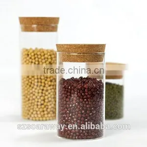 Hot Selling Glass Tubular Vial Glass Bottle With Wooden Cork thumbnail-2