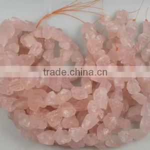 Natural Rough Nugget Madagascar Rose Quartz thumbnail-1