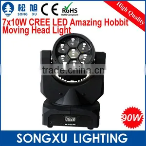 Competitive Price Brightness 7x10w Cree Beamled Hobbit Led Moving Head Quality Choice thumbnail-1