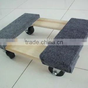 Furniture Wood Dolly With Carpet thumbnail-1