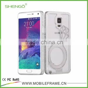 Luxury Diamond Plastic Phone Case for Samsung Galaxy Note 4 With Retail Packaging thumbnail-5