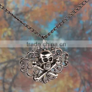 Promotional High Quality Metal Skull Charm Young Student Necklaces thumbnail-6