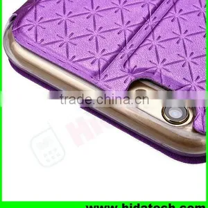 Wallet Patten Mobile Phone Flip Leather Case for Iphone 6 Leather Pouch thumbnail-4
