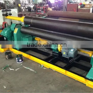 China Manufactruer W11 Three Roller Symmeterical Roll Forming Machine Plate Rolling Machine W11-40*2500 thumbnail-1