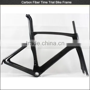 New Design! Super Light OEM 700C Carbon tt Frameset , Time Trial Bicycle Frame tt Frameset thumbnail-1