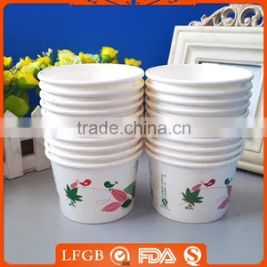 Customized Printing PE Coated Disposable Paper Soup Bowls With Lids thumbnail-1
