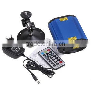 Mini Projector Voice-control Red and Blue Laser Stage Lighting Club Disco Party Light Built-in Cooling System For Ballroom KTV thumbnail-2