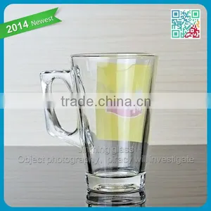 Best Selling Tea Cup Custom Glass Tea Mug With Handle thumbnail-2